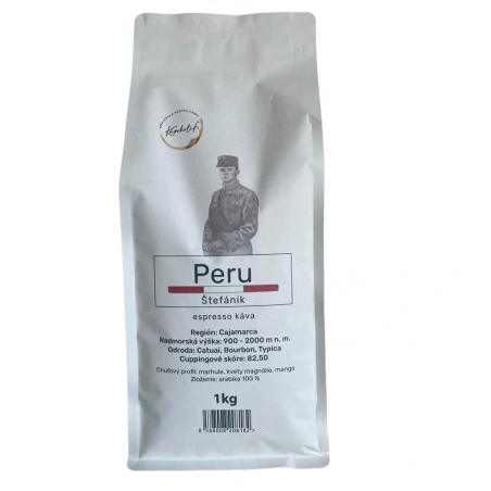 KÁVOHOLIK, káva Štefánik - Peru, 100% arabika