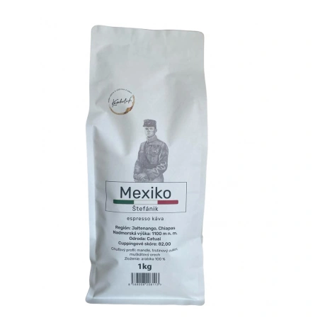 KÁVOHOLIK, káva Štefánik - Mexiko, 100% arabika