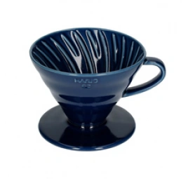 Hario V60-02 Keramický Coffee Dripper indigo modrý + filtre V60 40ks