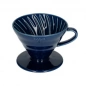 Hario V60-02 Keramický Coffee Dripper indigo modrý + filtre V60 40ks