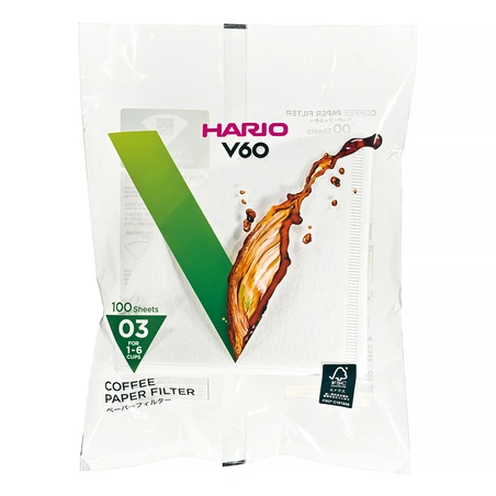 Filter papierový Hario V60-03 dripper 100ks
