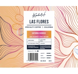 KÁVOHOLIK, Kolumbia, Las Flores, Caturra Chiroso, washed