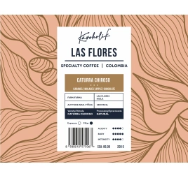 KÁVOHOLIK, Kolumbia, Las Flores, Caturra Chiroso, natural