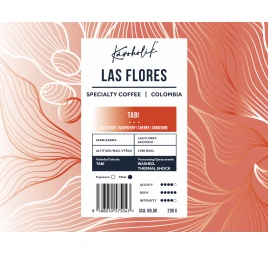 KÁVOHOLIK, Kolumbia, Las Flores, Tabi, washed