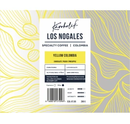 KÁVOHOLIK, Kolumbia, Los Nogales, Yellow Colombia Alchemy Lot, Washed