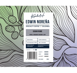 KÁVOHOLIK, Kolumbia, Edwin Norena, Sudan Rume, Washed