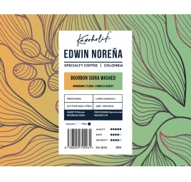 KÁVOHOLIK, Kolumbia, Edwin Norena, Bourbon Sidra, Washed 