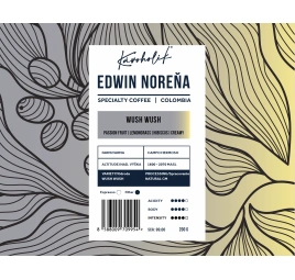 KÁVOHOLIK, Kolumbia, Edwin Norena, Wush Wush, Natural