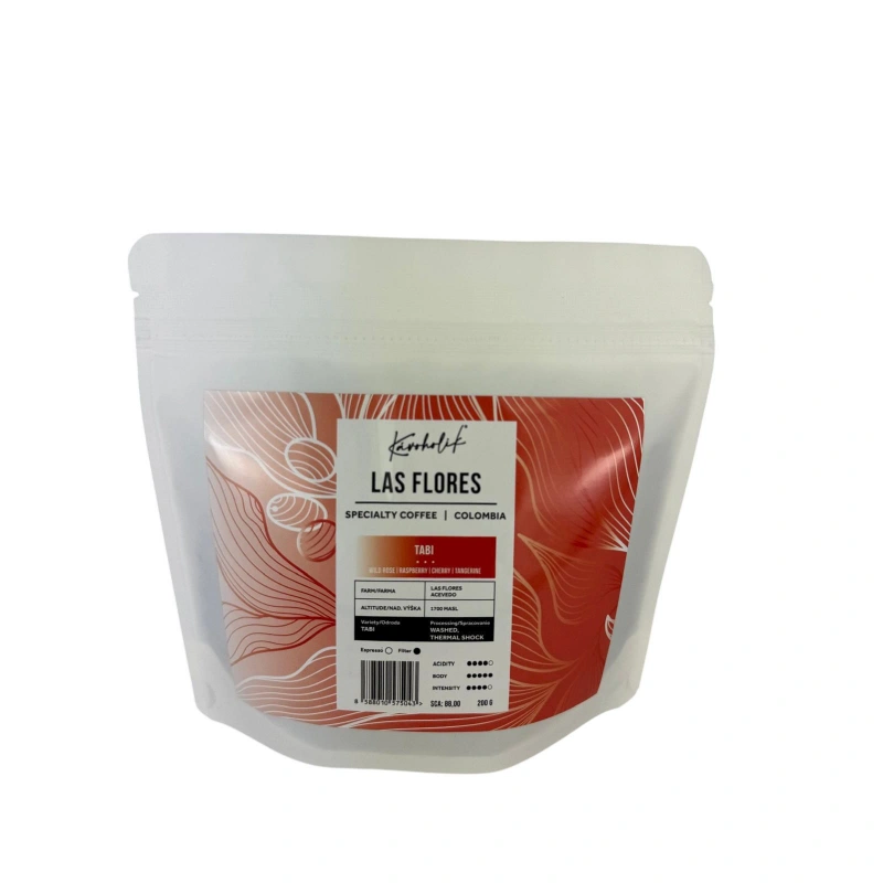 KÁVOHOLIK, Kolumbia, Las Flores, Tabi, washed KÁVOHOLIK, Kolumbia, Las Flores, Tabi, washed