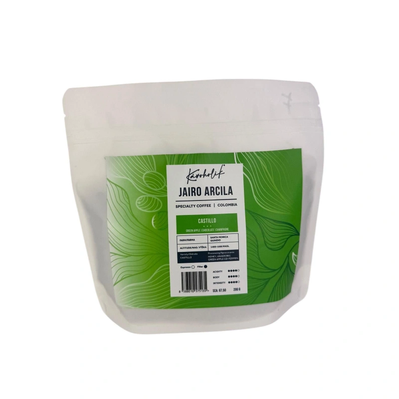 KÁVOHOLIK, Kolumbia, Jairo Arcila, green apple