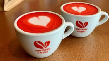 Špeciálny valentínsky latte art